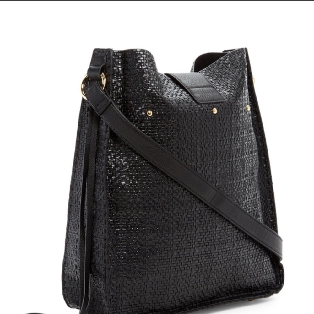 Boutique-Pink Haley Imogen Crossbody Bag in Black - Picture 3 of 5